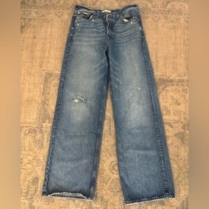 Madewell low slung baggy jean 28 tall NWOT